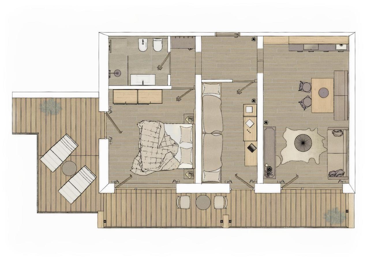 Alpenspitz Appartements - Garni - B&B راسيني المظهر الخارجي الصورة